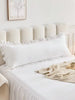 1pc Satin Pillowcase, Bedding, Comfortable & Easy Care Pillowcase, Solid Color Silk Pillowcase, Gentle On Hair And Skin, Suitable For Living Room Sofa, Room Decor, Without Pillow Insert, Machine Washable, Autumn Decor, Room Decoration